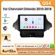 For 2010-2018 Chevrolet Orlando Android 14carplay Car Radio Gps Bt5.4 Wifi6 Dsp