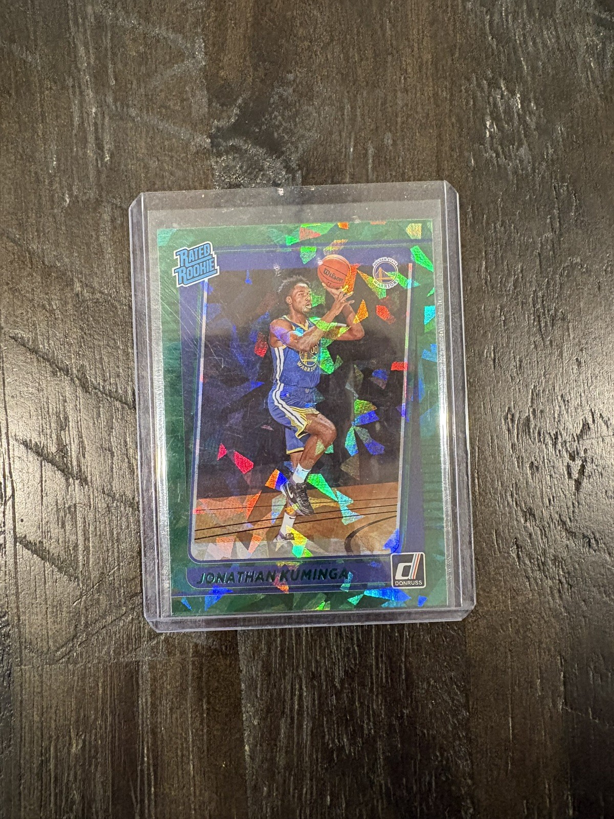 2021-22 Panini Donruss Basketball - Rated Rookie Jonathan Kuminga #240 Green Ice