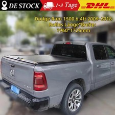 Copertura vano di carico 6,4 piedi copertura avvolgibile nera per Dodge Ram 1500 2009-2018