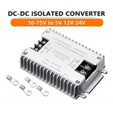 Waterproof Isolated DC DC Converter 36-75V to 5V 12V 24V Step Down Power Module