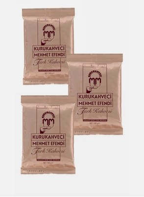 Kurukahveci Mehmet Efendi- Türkischer Kaffee-Türk Kahvesi, Mokka (3 x 100g)