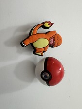 Crocs Jibbitz Pokemon Charmander Pokeball Limited Edition Charms Lot of 2