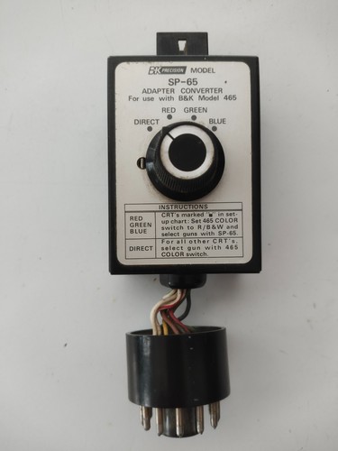 B&K Precision SP-65 CRT Tube Tester Socket Adapter 467 | eBay