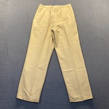 Vintage Pendleton Womens 85 Silk 15 Wool Yellow Pants Size 12,Pockets