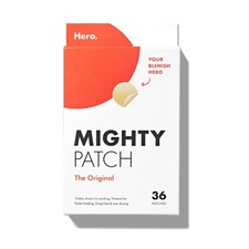 Mighty Patch Original Hydrocolloid Pimple Patches 36 Count 12mm Hero Cosmetics