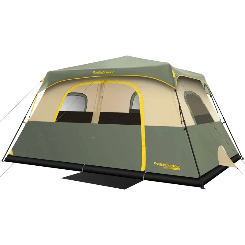 FanttikOutdoor Instant Cabin Tent 8 Person Camping Tent Setup in 60 Seconds with