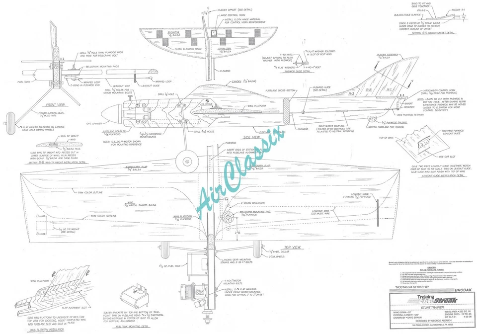 Plans: Brodak (Top Flite) Streak Trainer - Image 2 of 2