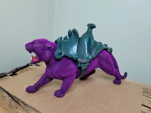Vintage Mattel He-Man MOTU PANTHOR Masters Of Universe Complete With Saddle