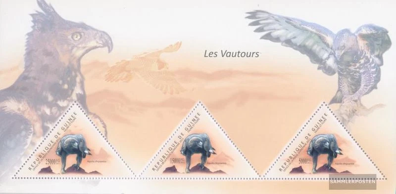 Guinea Block 1992 (kompl. Ausgabe) postfrisch 2011 Geier (Aquila chrysaetos) - Bild 1 von 1