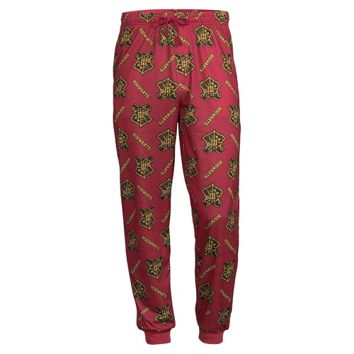 Harry Potter Hogwarts Men's Graphic Print Lounge Sleepwear Jogger Pants: S-2XL - Bild 1 von 4