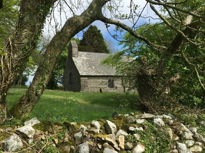 Foto 6x4 Die Kirche St.Hywel Llanhywel Blick auf die Llanhywel Kirche quer um 2016