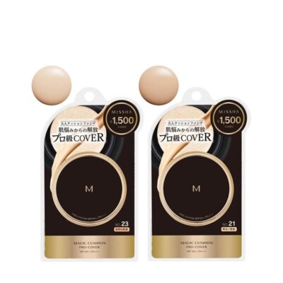 Missha Masgic Cushion Pro-Cover SPF50+/PA+++ No21/No23 15g From
