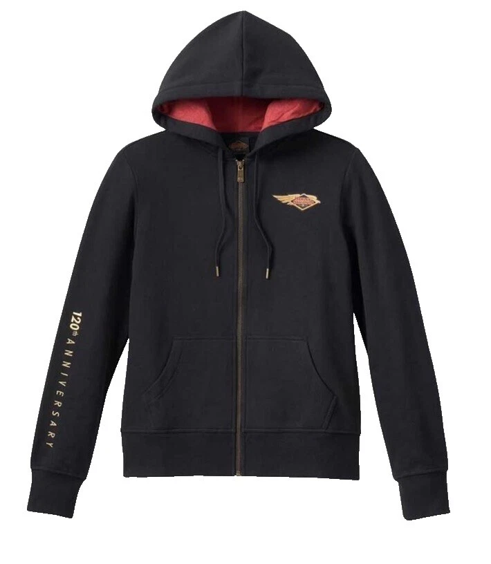 Mezcla de algodón Harley-Davidson sudaderas de sólido para De mujer
