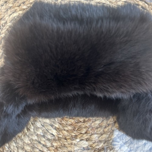 Vintage Russian M/L  Hat, Genuine Fur Winter Trapper Soviet USSR - Picture 6 of 9