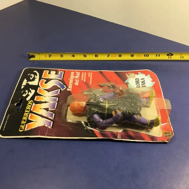 Figura Ninja Guerreros Yakse Hasbro Sin usar, en caja Lord Taka Enemigos 1980 De colección México BMC6 Foto 4 de 4