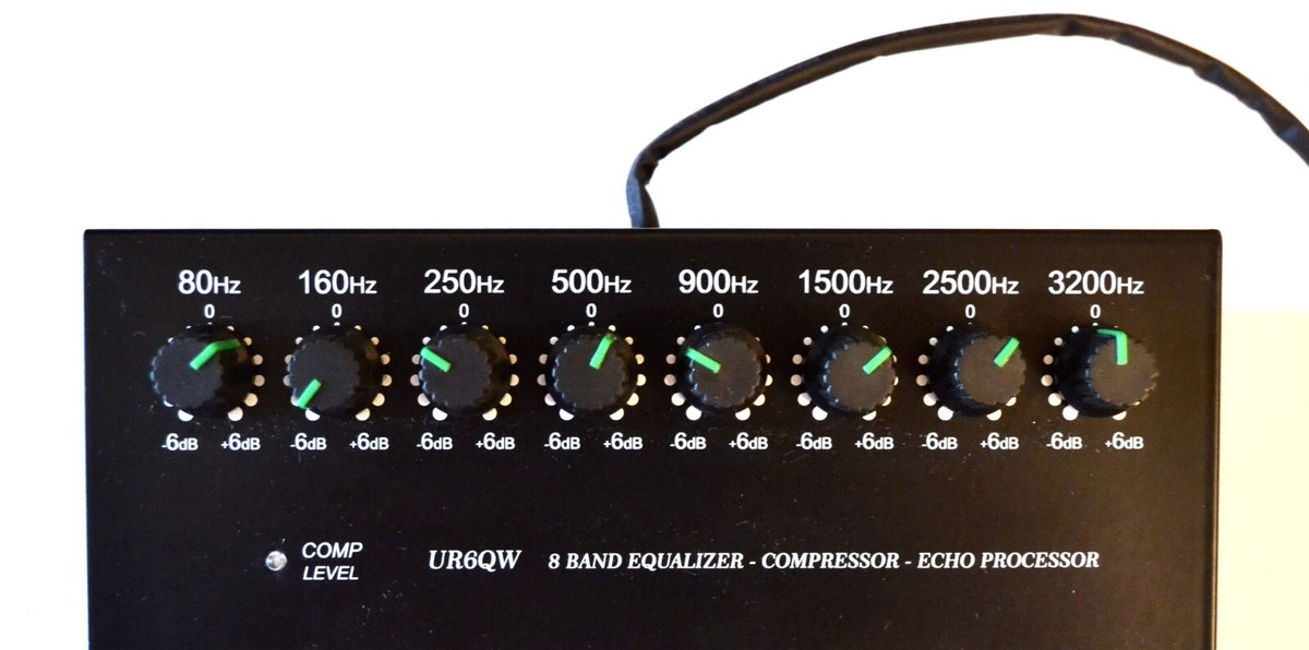 8Band Compressor Equalizer for radio IC-7300 IC-7200 VIDEO INSIDE