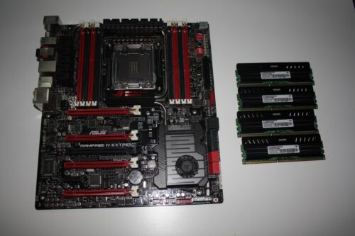 Scheda Madre Asus Rampage IV Extreme + 2kit 8gb RAM DDR3 (Tot. 16GB) + i7 3930K  - Foto 1 di 8