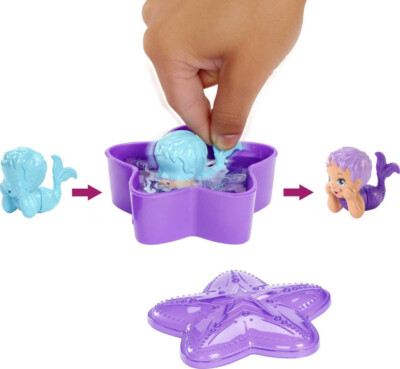 Barbie Toys Color Reveal Rainbow Mermaid Series Baby Doll Kids Gifts