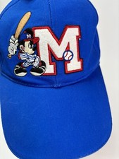 Mickey Mouse Baseball Hat Cap Disney Boys Youth Kids Sports Ball Bat