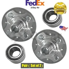  PAIR(2) Front Wheel Hub & Bearing Assembly Fits 2007 - 2008  Honda Fit