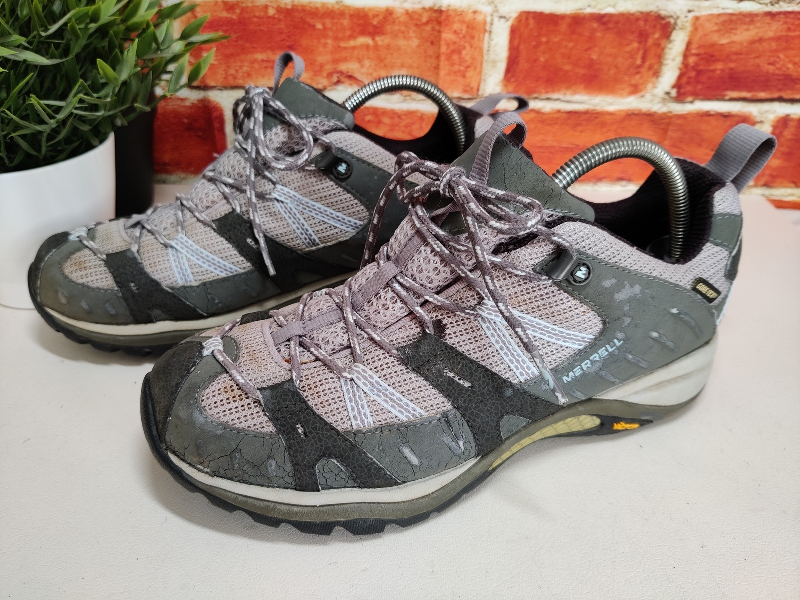 MERRELL SCARPE DA TREKKING UK 8 EU 42 SIRENA SPORT GORE TEX XCR GRIGIO VIBRAM DONNA PASSEGGIO