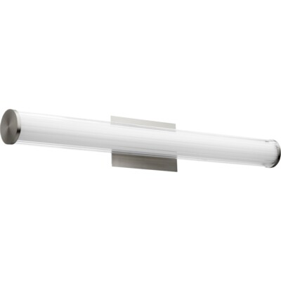 Quorum LED 35'' Gl/Acr Vanity, Satin Nickel - 912-35-65