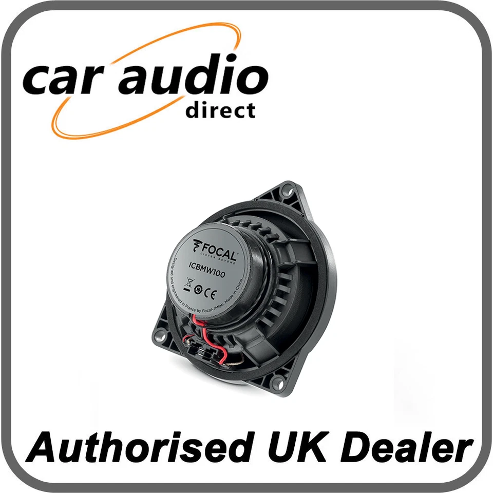 Focal IC BMW 100 Custom Fit 4" 2-Way Coaxial Speakers 80W for BMW - Image 3 of 3
