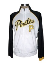 G-iii Sports By Carl Banks Pittsburgh Pirates Track Jacket Women's Sz M Nwt