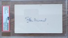 Stan Musial Autographed Index Card Baseball St Louis Cardinals HOFer. PSA/DNA