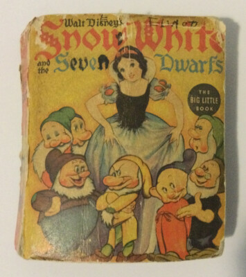 Walt Disney Snow White And The Seven Dwarfs The Big Little Book 1938