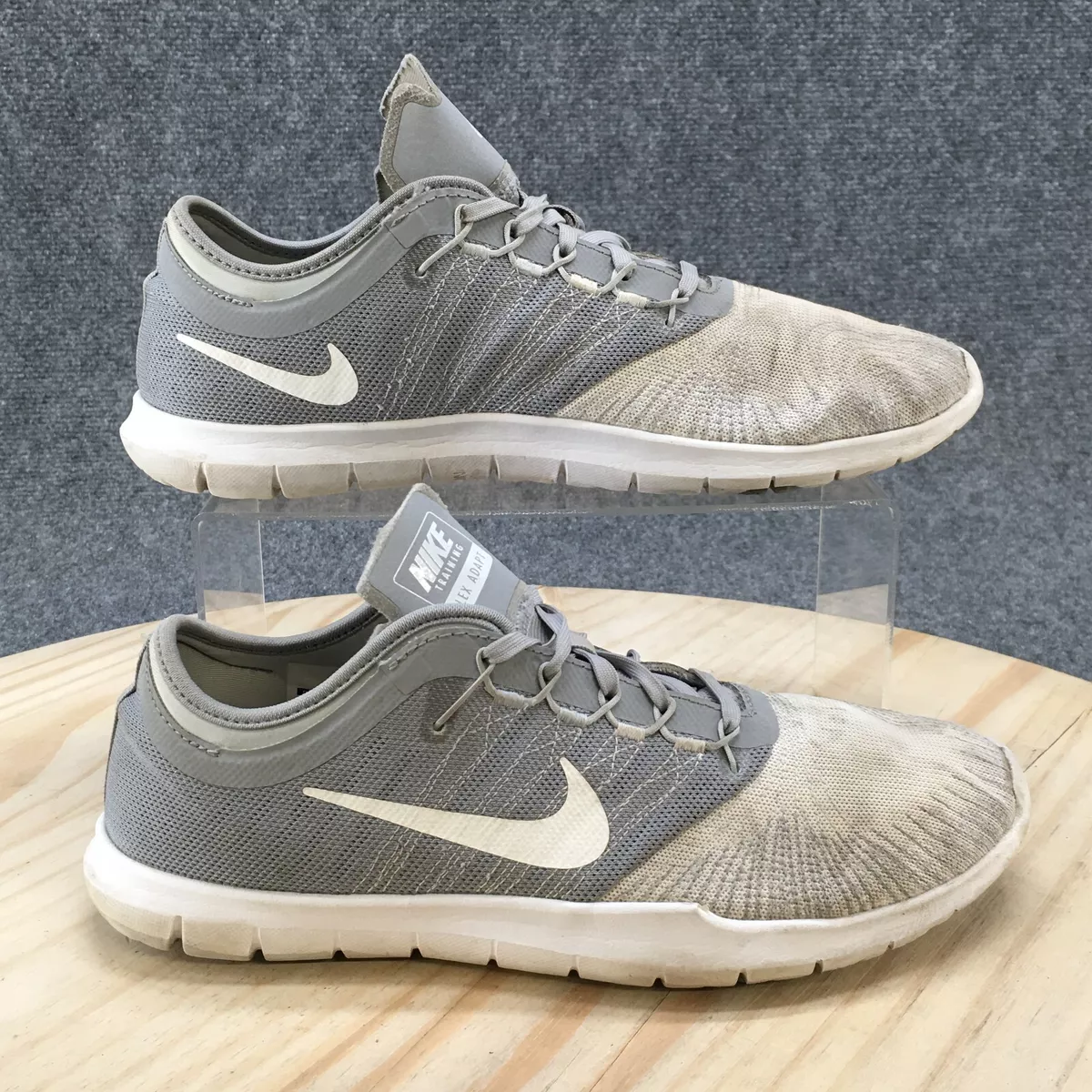 Nike Shoes Womens 9 Flex Adapt TR Running Grey Mesh 831579 002