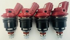Set Of 4 Oem Nissan Fj285 New Fuel Injectors Made In Japan