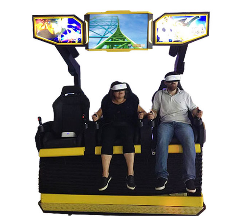 Virtual Reality Roller Coaster Simulator 3 Person 360 degree VR Game SEE VIDEO - Picture 4 of 12