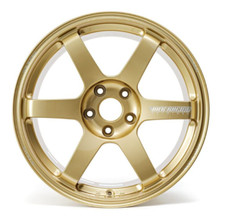 Set Of 4 Volk Te37 Saga S-plus 18x9.5 34 5x114.3 Gold Tesla 3 Y
