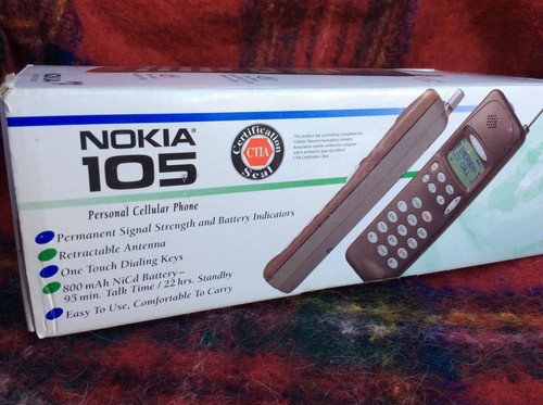 Vintage 90s Nokia 105 Personal Cellular Phone - Afbeelding 10 van 11