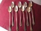 8 Rogers Remembrance Iced Tea Spoons International 1948 Silverplate 7 3/4"