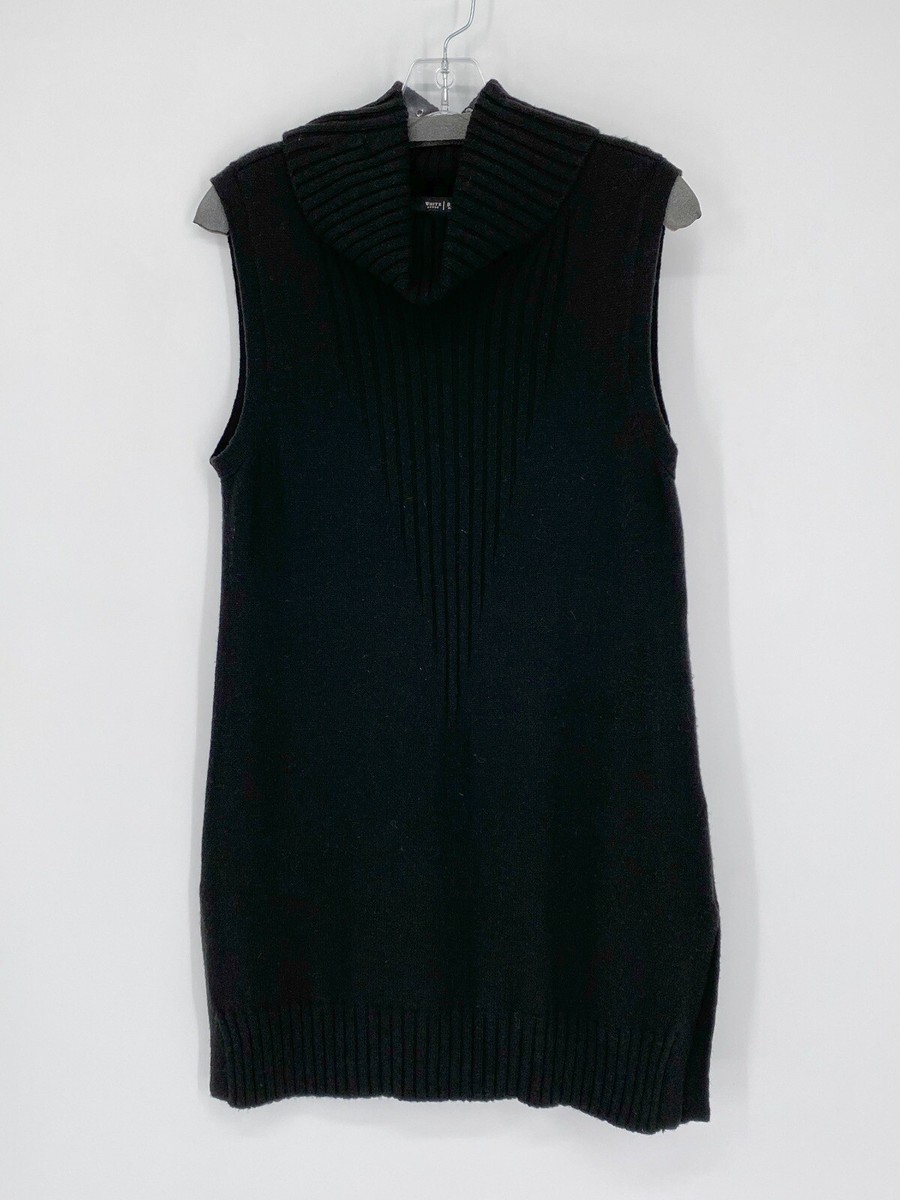 black sleeveless sweater dress Zone Planet | Cable-Knit Round Neck Sleeveless Sweater Dress main image 1