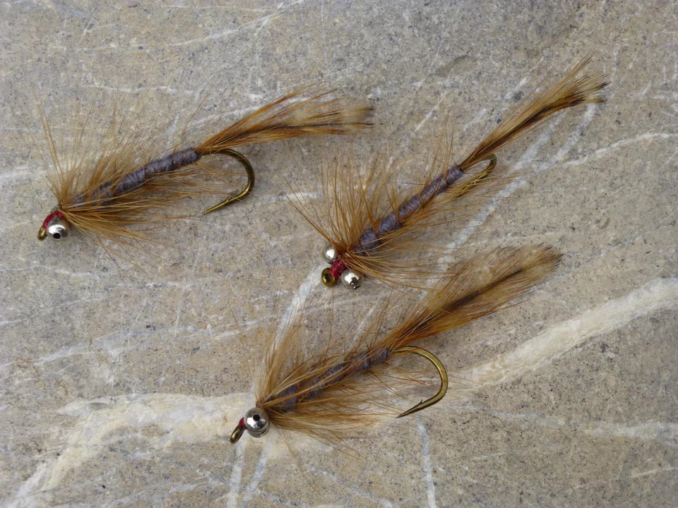 3 St. BROWN MAGNUS Streamer # 6 Regenbogen-Bach-Meer-Lachs-Forelle Saibling Top