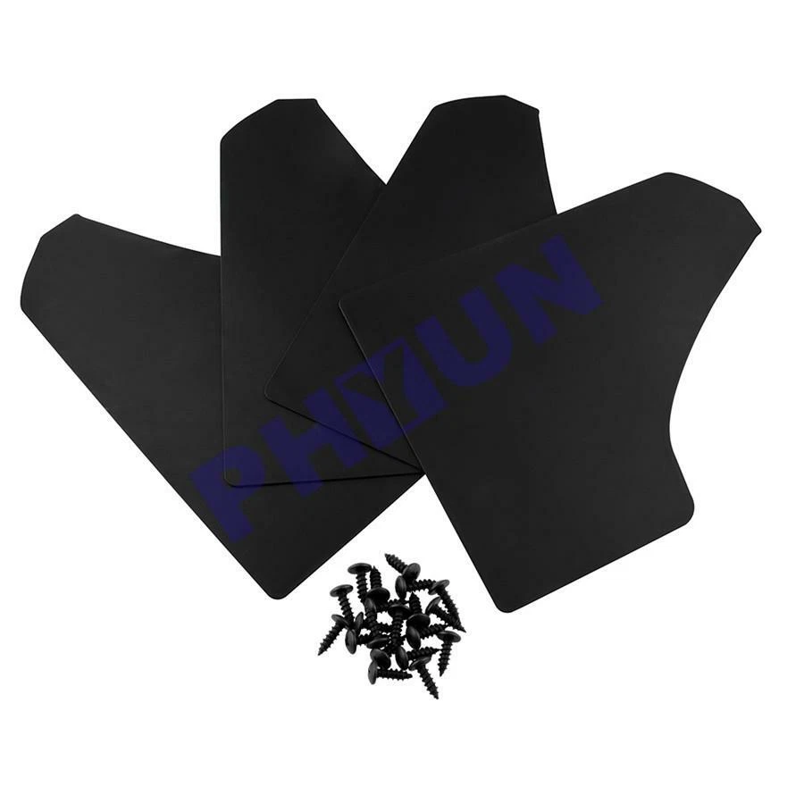 Car Mud Flaps Universal Fit Black Splash Guards (4 Pack) W/ 20 Pcs 6mm Scews USA - Image 2 of 4