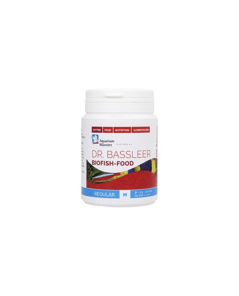 Dr.Bassleer Biofish Food regular M granulés aquarium eau douce 600g