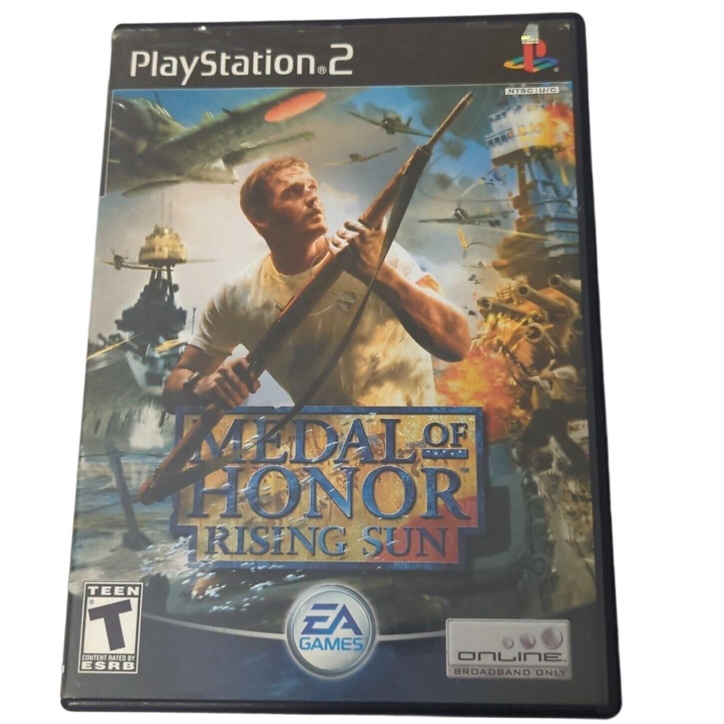 Medal of Honor Rising Sun PS2 PlayStation 2 - Game & Case