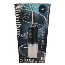 Cordless Dental Water Flosser Oral Irrigator Cleaner with 4 Jet Tips