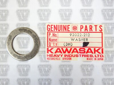 Kawasaki NOS NEW 92022-212 Plain Washer 22mm Z1 BN KZ KLX VN ZG ZL