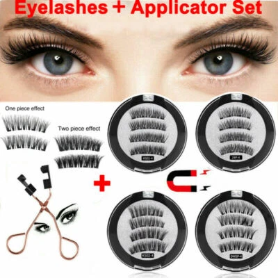 EHOMEBEST Professional Magnetic Eyelashes Fake False Lashes Set + Applicator Full Kit
