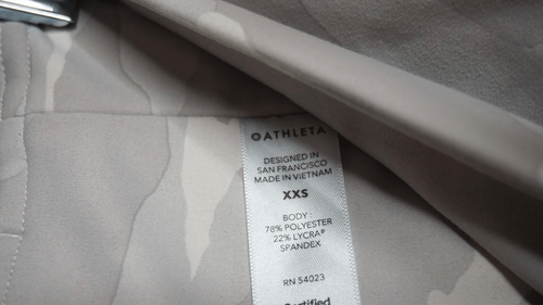 Athleta Women's Elation High Rise 7/8 Length Gray Camo Tight Sz XXS - Picture 7 of 7
