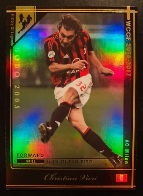 2016-17 Panini WCCF EXTRA History Legend Christian Vieri AC Milan