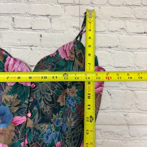 Vintage Victoria's Secret Gold Label Night Gown Sleep Dress Medium Floral B382 6 - Picture 3 of 13
