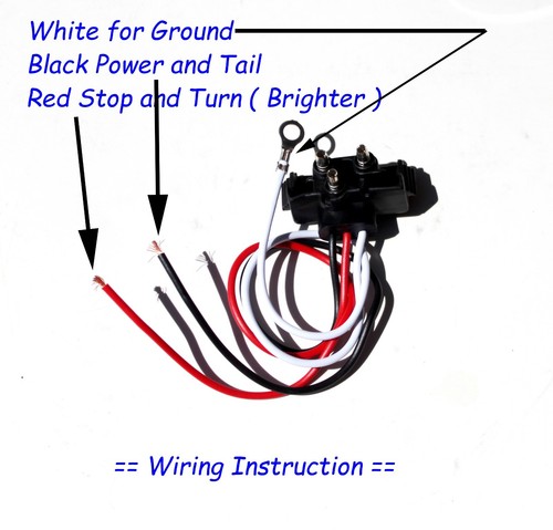 2 Red LED Sealed Stop Brake Turn Tail Light 6" Oval Plug Kits Truck Trailer RV - Picture 5 of 8