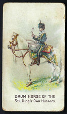 BRITISH AMERICAN (PLAIN) - DRUM HORSES - 3RD KING'S OWN HUSSARS