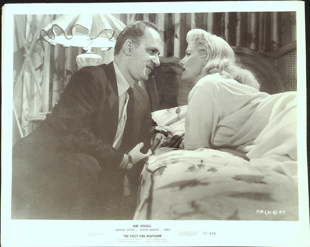 The Fuzzy Pink Nightgown 8 X 10 Still 1957 Blonde Jane Russell